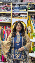 Digital Print Crepe Kaftan-Style Co-ord Set