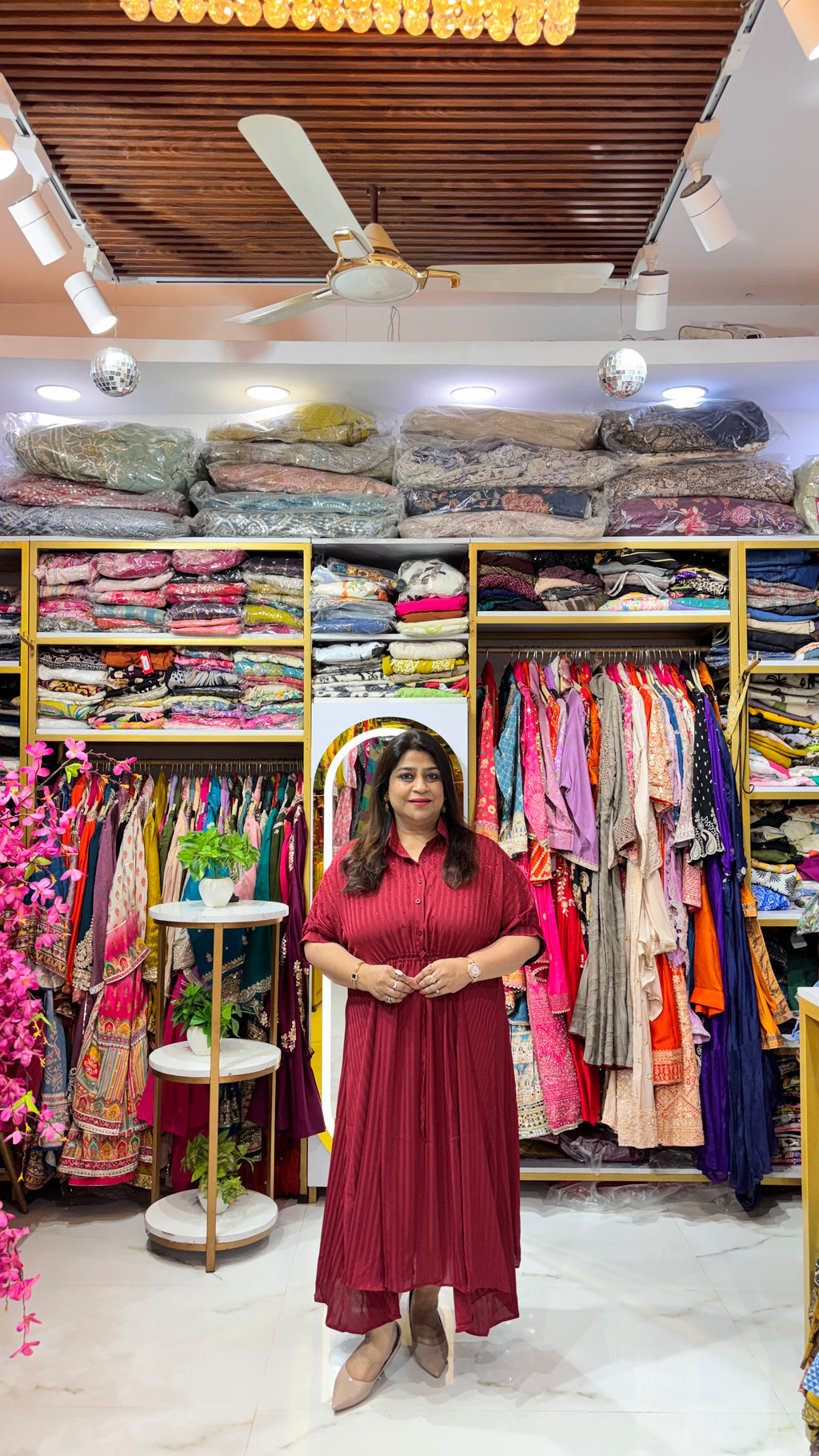 Flowy Kaftan Dress