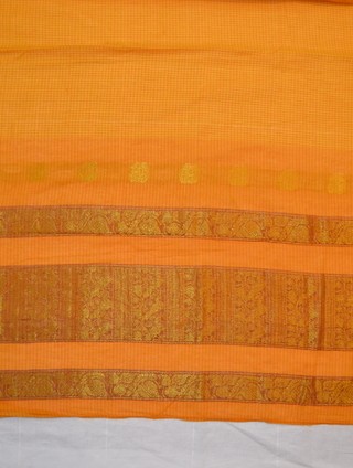 017 light orange sari