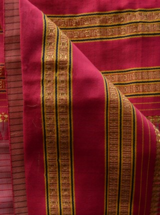 027 pink sari details